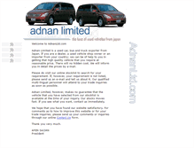 Tablet Screenshot of adnanltd.com